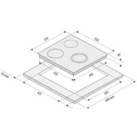 Варочная панель Krona Fidato 45 BL - Превью изображения №3 — Интернет-магазин Time-Shop