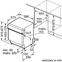 Встраиваемая посудомоечная машина Bosch Serie 4 SMI4HCS07E - Превью изображения №9 — Интернет-магазин Time-Shop