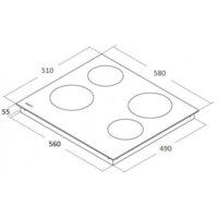 Варочная панель Akpo PKA 60 9014 BL - Превью изображения №8 — Интернет-магазин Time-Shop