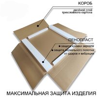  Пекам Зеркало Marta 1 80x100 marta1-80x100spcl (с подсветкой, сенсором на прикосновение, подогревом и часами) - Превью изображения №17 — Интернет-магазин Time-Shop