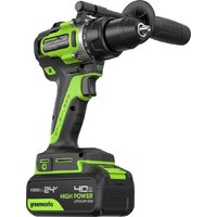 Дрель-шуруповерт Greenworks GD24DD90 3707507CUD (с 2-мя АКБ) - Превью изображения №7 — Интернет-магазин Time-Shop