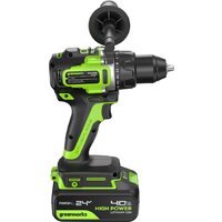 Дрель-шуруповерт Greenworks GD24DD90 3707507CUD (с 2-мя АКБ) - Превью изображения №9 — Интернет-магазин Time-Shop