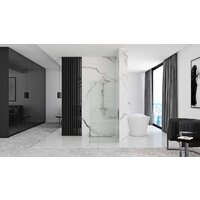 Душевая стенка Rea Aero N 90 (хром/прозрачное стекло) - Превью изображения №4 — Интернет-магазин Time-Shop