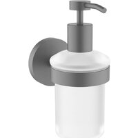 Набор аксессуаров для ванной Wellsee Finishing Touch 182512002 (мыльница, стакан для зубных щеток, дозатор для жидкого мыла, крючок 2 шт, матовый черный) - Превью изображения №2 — Интернет-магазин Time-Shop