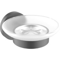 Набор аксессуаров для ванной Wellsee Finishing Touch 182512002 (мыльница, стакан для зубных щеток, дозатор для жидкого мыла, крючок 2 шт, матовый черный) - Превью изображения №3 — Интернет-магазин Time-Shop