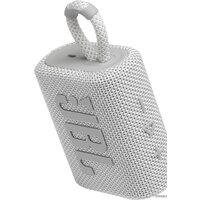 Беспроводная колонка JBL Go 3 (белый) - Превью изображения №3 — Интернет-магазин Time-Shop