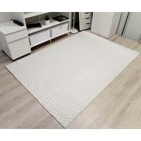 Ковер для жилой комнаты Radjab Carpet Сканди Сизаль Прямоугольник 10937B 12231RK (1.6x2.3, Beige C/Beige C) - Превью изображения №2 — Интернет-магазин Time-Shop