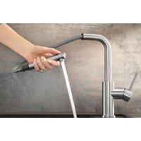 Смеситель Blanco Lanora-S-F (нержавеющая сталь) - Превью изображения №4 — Интернет-магазин Time-Shop