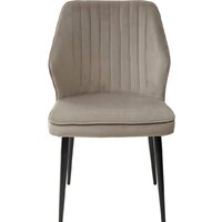 Стул M-City Seattle-V 461MC03827 (латте 25 велюр/черный) - Превью изображения №3 — Интернет-магазин Time-Shop