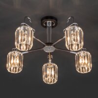 Люстра средней высоты Евросвет 70090/5 (Графит) - Превью изображения №3 — Интернет-магазин Time-Shop