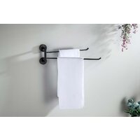 Держатель для полотенца Aquatek Бетта AQ4613MB (черный матовый) - Превью изображения №3 — Интернет-магазин Time-Shop