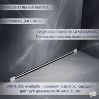 Трап/канал Lauter 2150161-Т5H 600x41 (хром) - Превью изображения №2 — Интернет-магазин Time-Shop