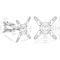 Кронштейн для телевизора Kromax ATLANTIS-45 (белый) - Превью изображения №4 — Интернет-магазин Time-Shop