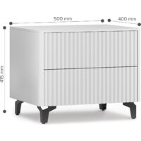 Тумба Shtabe Gross 6003 (RAL 9003/RAL 9003/черный) - Превью изображения №2 — Интернет-магазин Time-Shop