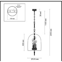 Подвесная люстра Odeon Light Bell 4892/4 - Превью изображения №2 — Интернет-магазин Time-Shop