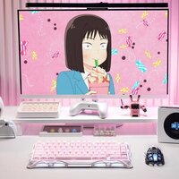 Клавиатура Gravastar Mercury K1 Special Edition Sakura Pink (GravaStar x Kailh Cherry Pink) - Превью изображения №14 — Интернет-магазин Time-Shop