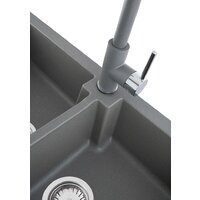 Кухонная мойка Kernau KGS A 80 2B Grey Metallic - Превью изображения №6 — Интернет-магазин Time-Shop