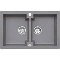 Кухонная мойка Kernau KGS A 80 2B Grey Metallic - Превью изображения №1 — Интернет-магазин Time-Shop