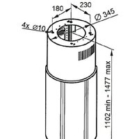 Кухонная вытяжка MAUNFELD Lee Push 397 (золотой) - Превью изображения №12 — Интернет-магазин Time-Shop