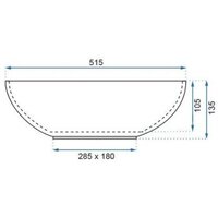 Умывальник Rea Pearl U0265 - Превью изображения №5 — Интернет-магазин Time-Shop