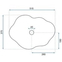 Умывальник Rea Pearl U0265 - Превью изображения №6 — Интернет-магазин Time-Shop