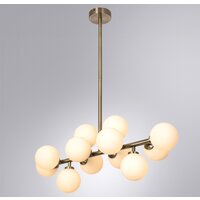 Люстра средней высоты Arte Lamp Bolla-piccolo A3988SP-12AB - Превью изображения №2 — Интернет-магазин Time-Shop