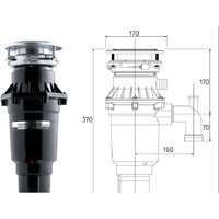 Измельчитель пищевых отходов Bone Crusher BC 810-SL - Превью изображения №3 — Интернет-магазин Time-Shop