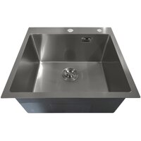 Кухонная мойка Stellar Decor S5050GE-D (серый) - Превью изображения №2 — Интернет-магазин Time-Shop
