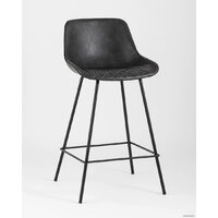 Стул Stool Group Стул полубарный TEXAS экокожа (серый) - Превью изображения №2 — Интернет-магазин Time-Shop