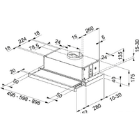 Кухонная вытяжка Franke Flexa FTC 532L GR/XS 315.0547.794 - Превью изображения №4 — Интернет-магазин Time-Shop