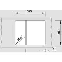 Кухонная мойка Blanco Zia 40 S 526006 (черный) - Превью изображения №6 — Интернет-магазин Time-Shop