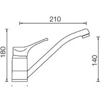 Смеситель Schock Cosmo Cristalite (альпина) - Превью изображения №3 — Интернет-магазин Time-Shop