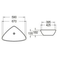 Умывальник SantiLine SL-1034 - Превью изображения №2 — Интернет-магазин Time-Shop