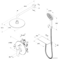 Душевая система  IDDIS Rora RORSB02M67 - Превью изображения №12 — Интернет-магазин Time-Shop