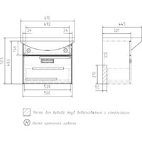  Volna Тумба под умывальник Joli 60.1Y - Превью изображения №7 — Интернет-магазин Time-Shop