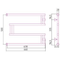 Полотенцесушитель Сунержа High-Tech model 