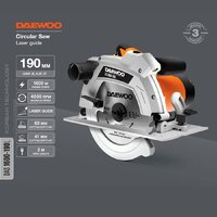 Дисковая (циркулярная) пила Daewoo Power DAS 1600-190L - Превью изображения №2 — Интернет-магазин Time-Shop