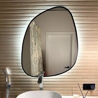 Зеркало EMZE 72x90 LED.UV.NF.72.90.CHE.SW.4K (черный УФ-окантовкой и подсветкой) - Превью изображения №3 — Интернет-магазин Time-Shop