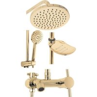 Душевая система  Rea Luis REA-P7006 (золотой) - Превью изображения №2 — Интернет-магазин Time-Shop