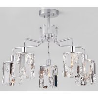 Евросвет Scoppio 10101/5 (хром/прозрачный хрусталь)