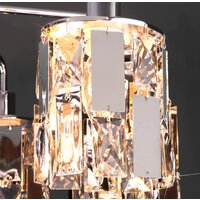 Припотолочная люстра Евросвет Scoppio 10101/5 (хром/прозрачный хрусталь) - Превью изображения №4 — Интернет-магазин Time-Shop