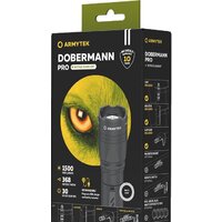 Фонарь Armytek Dobermann Pro Magnet USB (белый) - Превью изображения №3 — Интернет-магазин Time-Shop