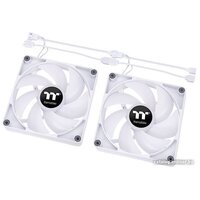 Комплект вентиляторов для корпуса Thermaltake CT140 ARGB White 2-Fan Pack CL-F154-PL14SW-A - Превью изображения №4 — Интернет-магазин Time-Shop