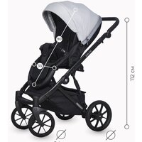 Универсальная коляска Riko Basic Delta (3 в 1, 01/grey fox) - Превью изображения №19 — Интернет-магазин Time-Shop