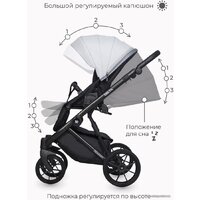 Универсальная коляска Riko Basic Delta (3 в 1, 01/grey fox) - Превью изображения №21 — Интернет-магазин Time-Shop