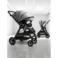 Коляска прогулочная «книга» Amarobaby Somnium AB25-10SOMNIUM/11 (серый) - Превью изображения №17 — Интернет-магазин Time-Shop