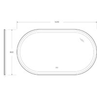  Cezares Зеркало CZR-SPC-GIUBILEO-1400-800-TCH-WARM - Превью изображения №5 — Интернет-магазин Time-Shop