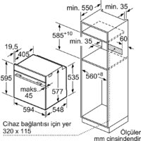 Электрический духовой шкаф Bosch Serie 8 HRG7361B1 - Превью изображения №11 — Интернет-магазин Time-Shop