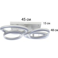 Припотолочная люстра BayerLux Монса 10386073 (белый) - Превью изображения №16 — Интернет-магазин Time-Shop