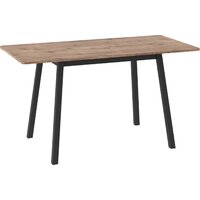 Кухонный стол Мамадома Tirk radial-110 раздвижной 110-142х70 (дуб веллингтон/черный) - Превью изображения №2 — Интернет-магазин Time-Shop